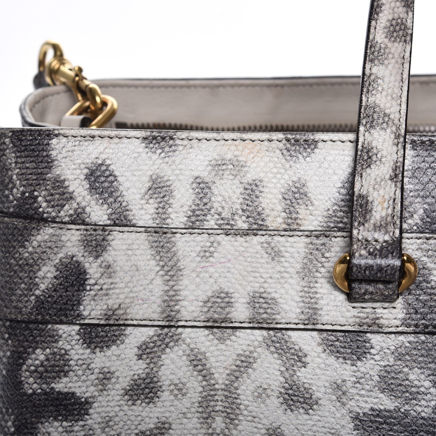 Karung Printed Large Bright Bit Animalier Top Handle Tote