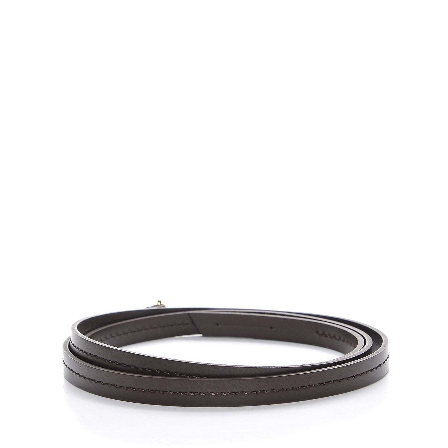 Louis Vuitton Calfskin 12mm Favorite Long Strap Brown 2 of 3