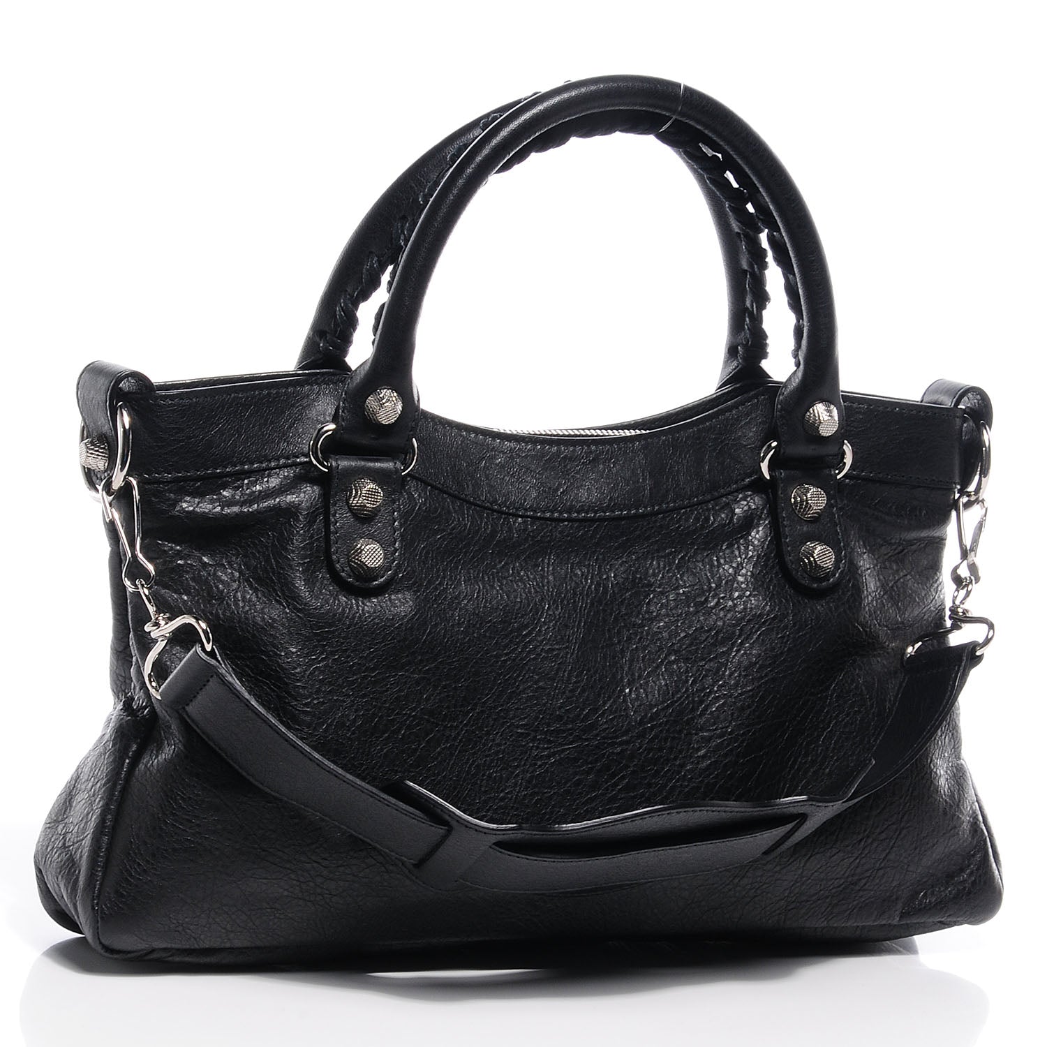 Balenciaga Agneau Giant 12 Silver Hardware First Black 3 of 9
