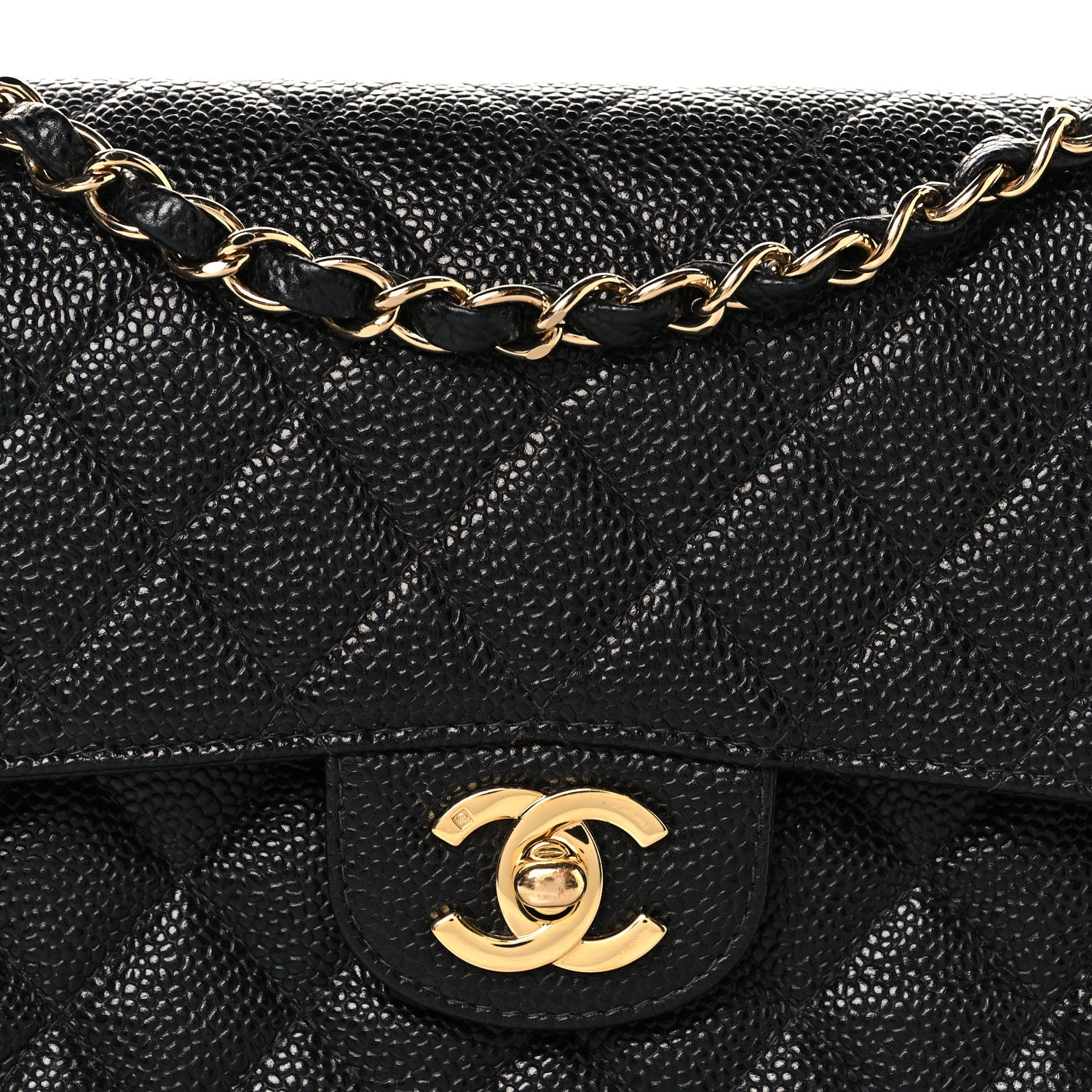 Chanel Caviar Quilted Small Double Flap Black 8 of 12