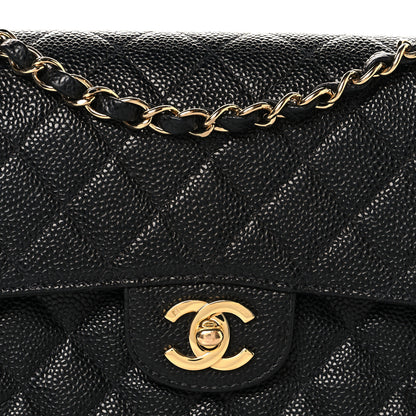Chanel Caviar Quilted Small Double Flap Black 8 of 12