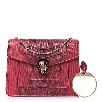 Bulgari Karung Serpenti Forever Crossbody Red 1 of 11