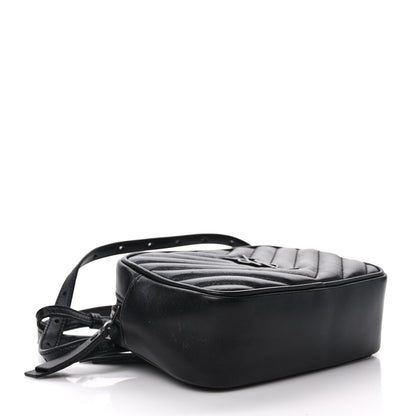 Saint Laurent Calfskin Matelasse Monogram Lou Belt Bag Black 4 of 9