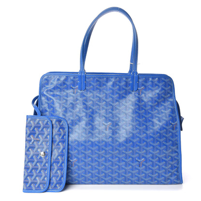 Goyard Goyardine Sac Hardy Pet Carrier PM Sky Blue 1 of 10