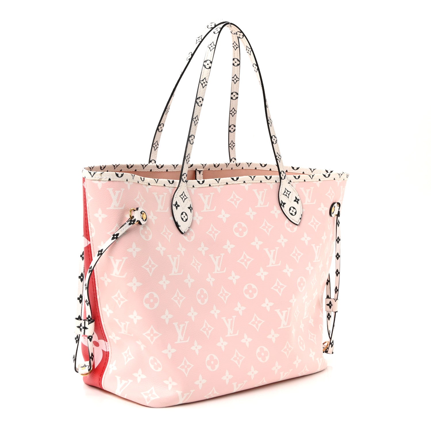 Louis Vuitton Monogram Giant Neverfull MM Rouge 4 of 10