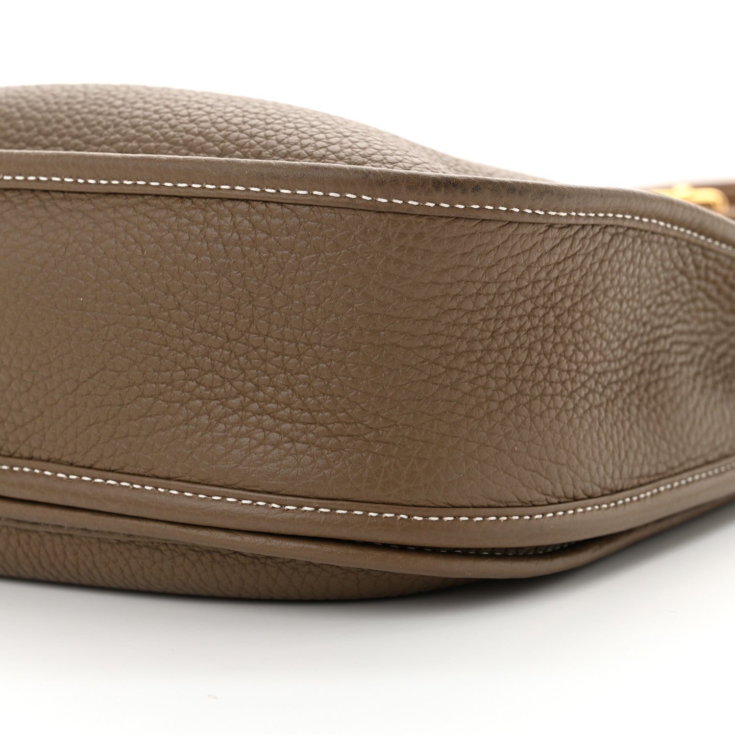 Hermes Taurillon Clemence EVELYNE III PM Etoupe 10 of 11