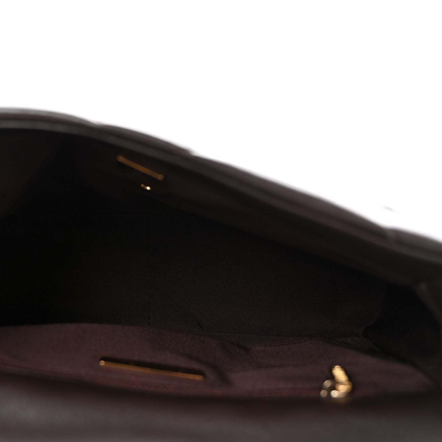 Lambskin Quilted Medium Chanel 19 Flap Dark Brown