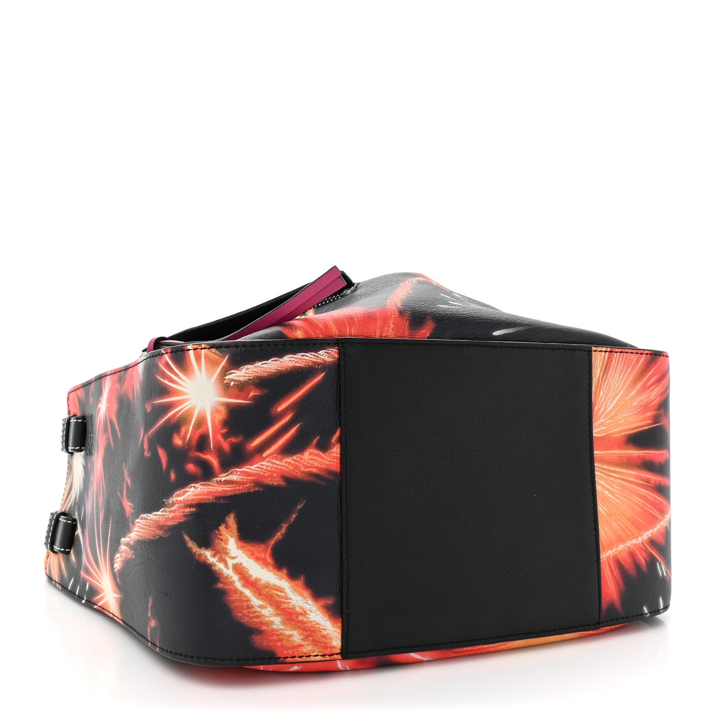 Calfskin Small Lunar New Year 2018 Hammock Shoulder Bag Black Multicolor