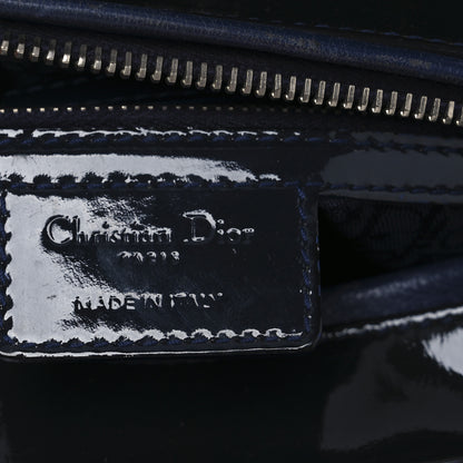 Christian Dior Patent Cannage Medium Lady Dior Navy Blue 6 of 13