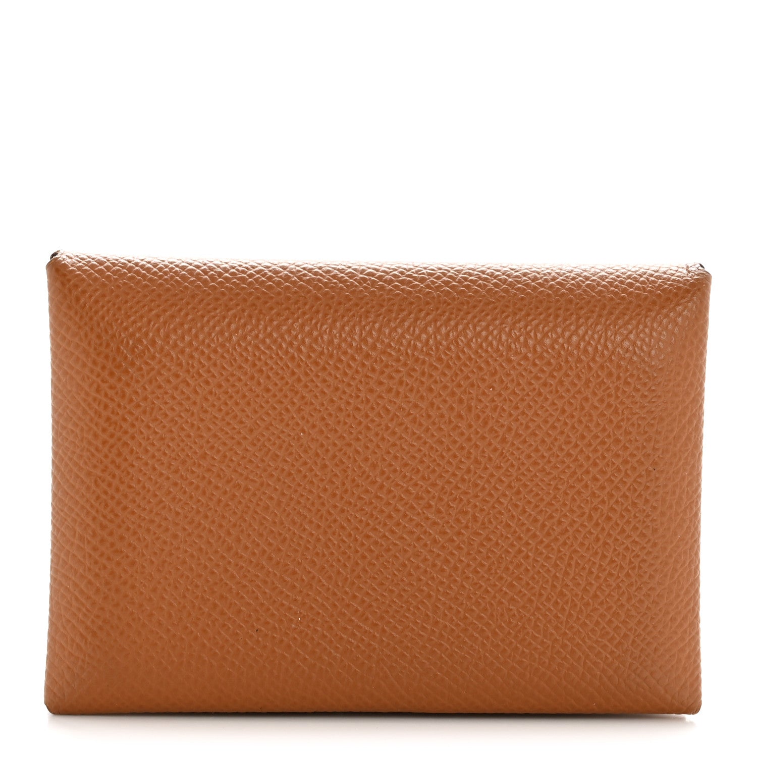 Hermes Epsom Calvi Duo Card Case Gold 1 of 9