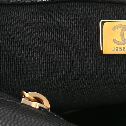 Chanel Caviar Quilted Medium Chain Flap  Black 7 of 10