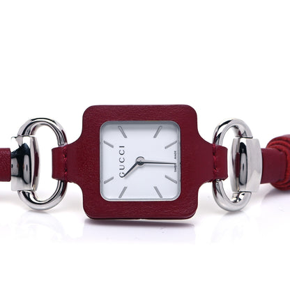 Gucci Stainless Steel Calfskin 1921 Pendant Quartz Watch Red 2 of 6