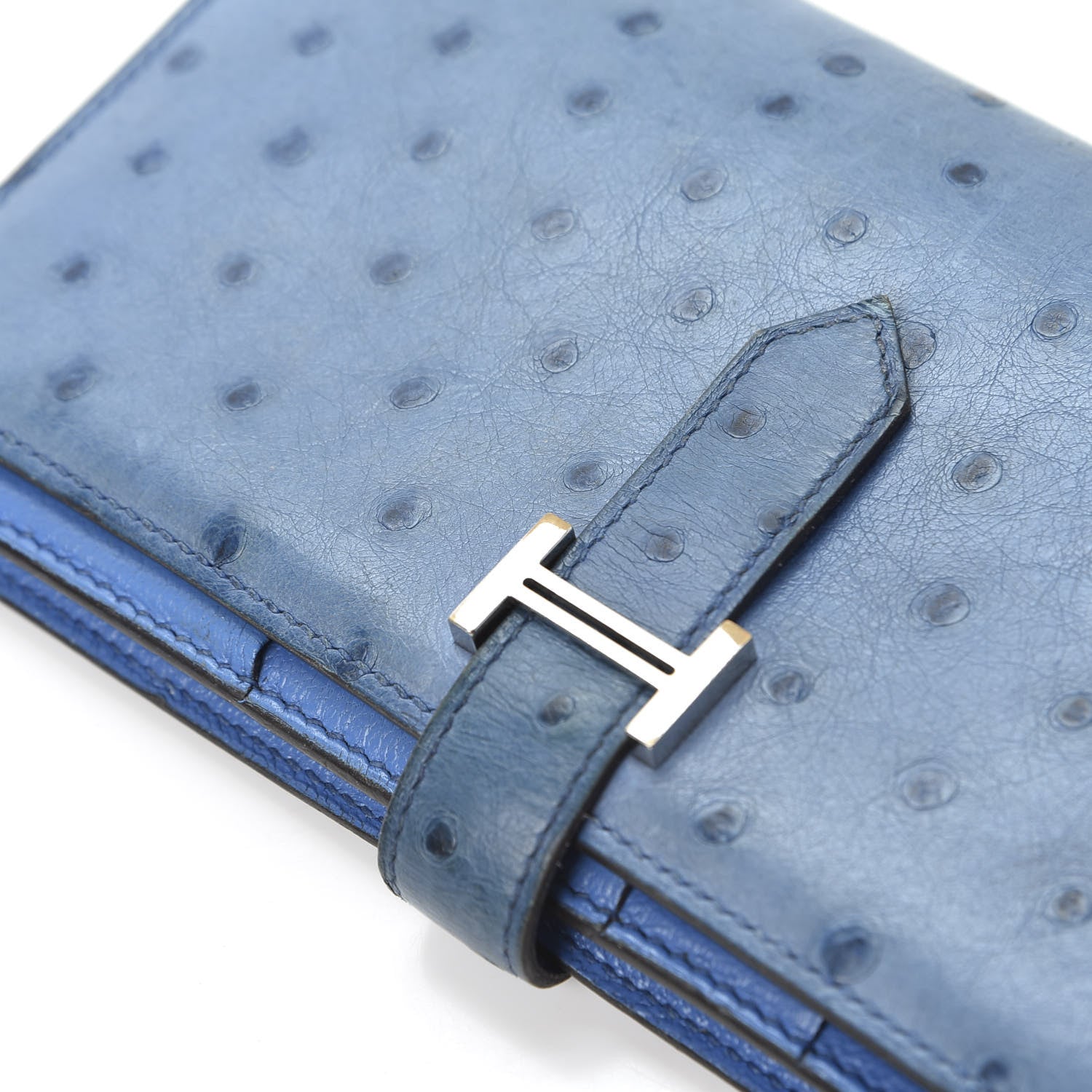 Hermes Ostrich Bearn Wallet 9 of 9