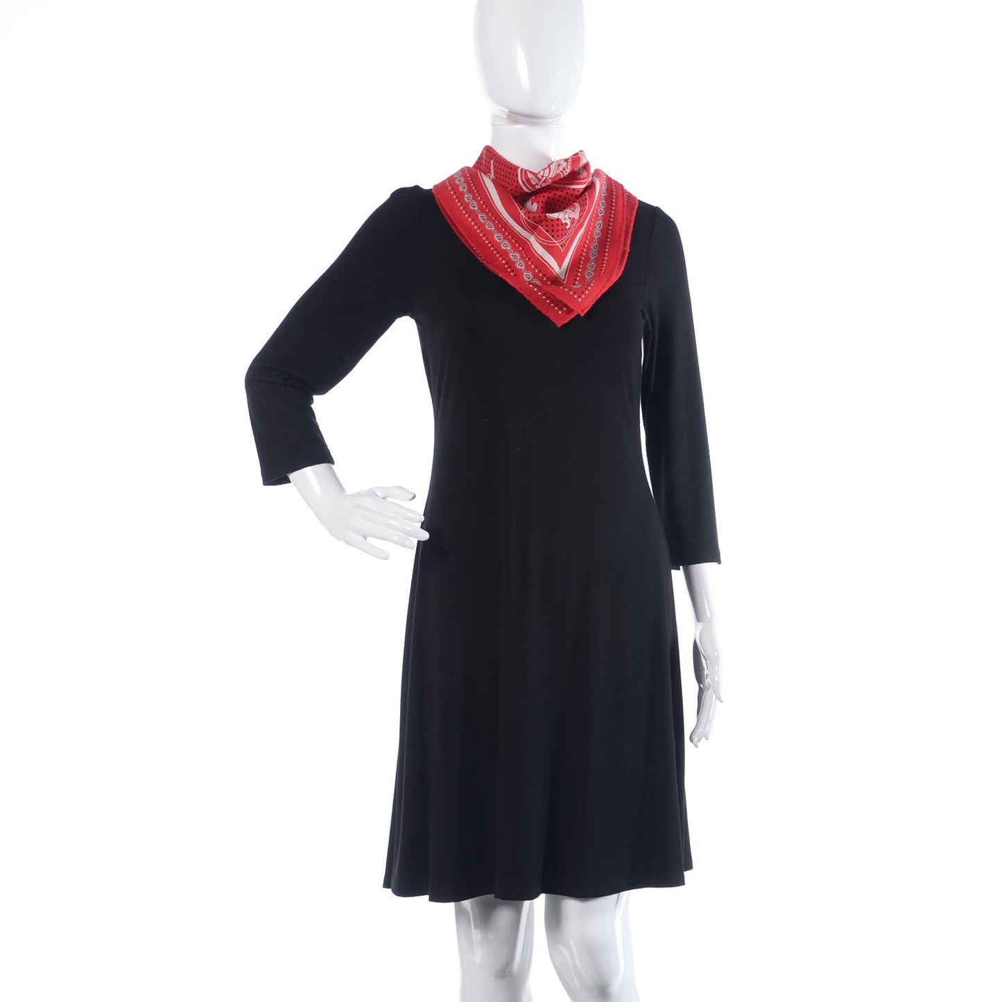 Cashmere Silk Ex-Libris Bandana Scarf 55