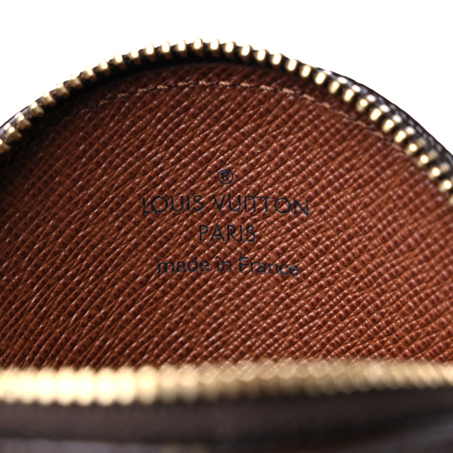 Monogram Round Coin Purse