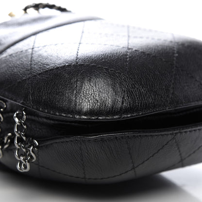 Chanel Calfskin Quilted Small Gabrielle Bucket Black 6 of 9