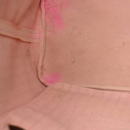 Louis Vuitton Damier Ebene Neo Neverfull MM Rose Ballerine 12 of 19