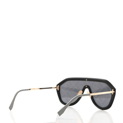 Fendi FF Fabulous Shield Sunglasses FF M0039/G/S Black 4 of 8
