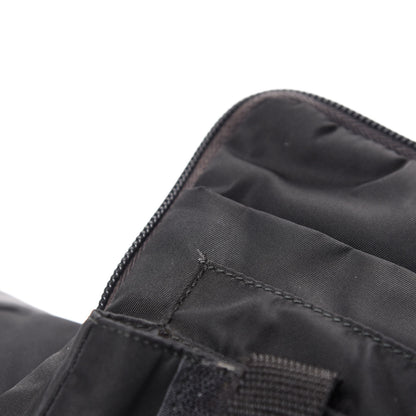 Prada Tessuto Nylon Saffiano Messenger Satchel Black 9 of 11