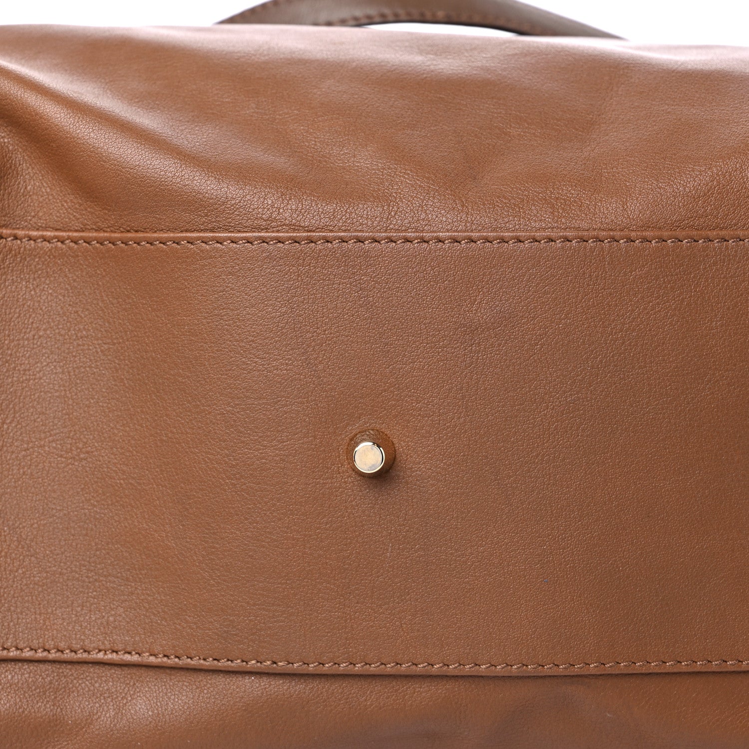 Burberry Calfskin Haymarket Check Small Canterbury Tote Brown 12 of 15