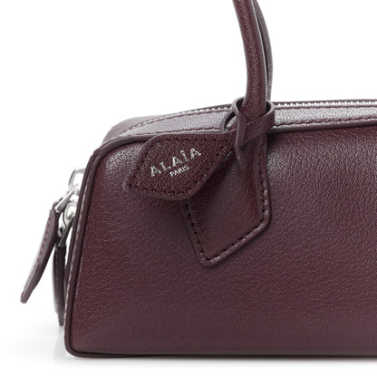 Alaia Shiny Goatskin Small Le Teckel Bag Rouge Grenat 9 of 11