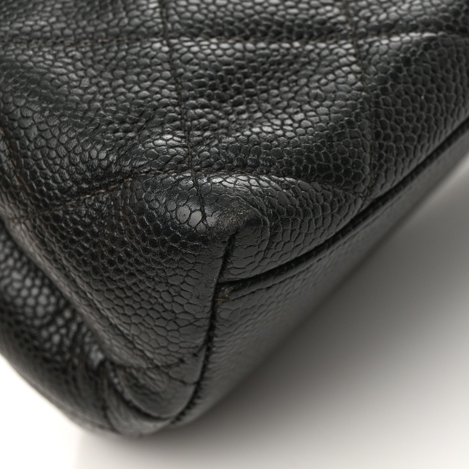 Chanel Caviar Quilted CC Shoulder Bag Black 14 of 15