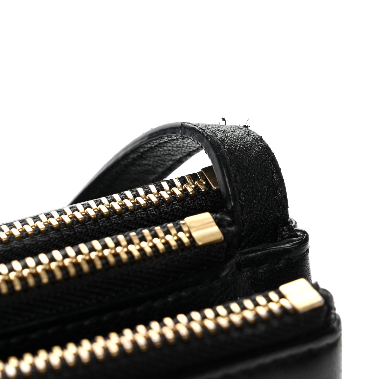 Celine Lambskin Large Trio Crossbody Bag Black 12 of 12