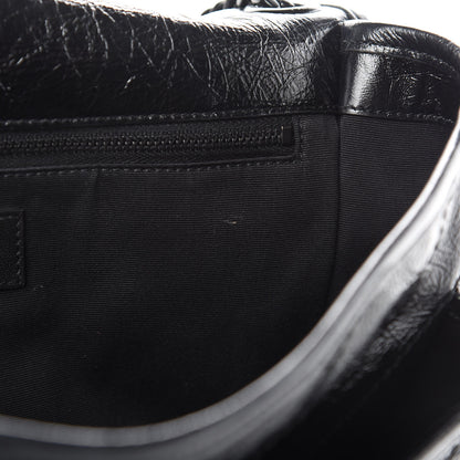 Saint Laurent Crinkled Calfskin Matelasse Monogram Medium Niki Chain Satchel Black 10 of 10