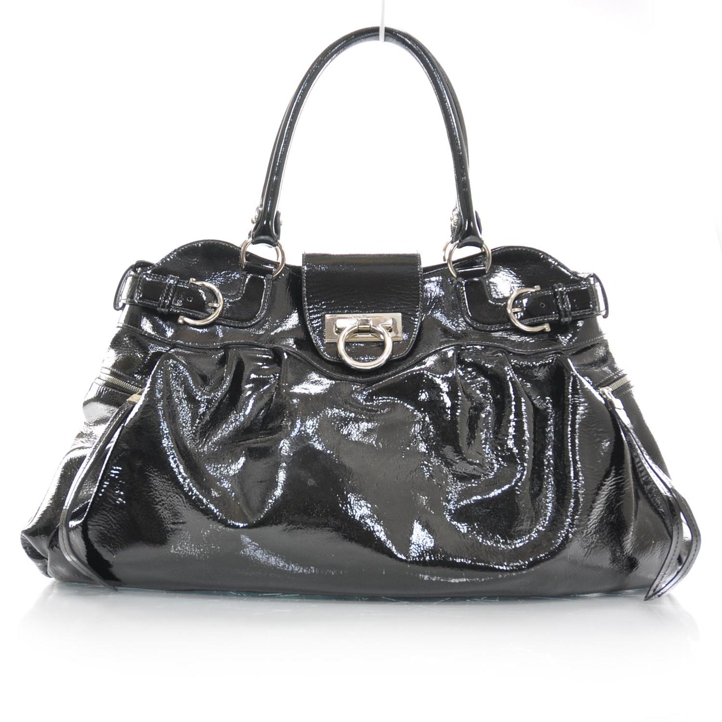 SALVATOREFERRAGAMOPatentLeatherMarisaBlack