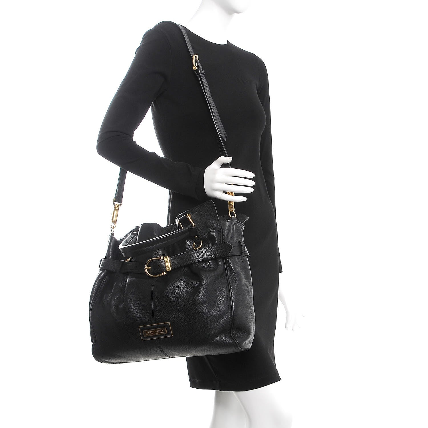 Burberry Calfskin Medium Raymond Black 2 of 9