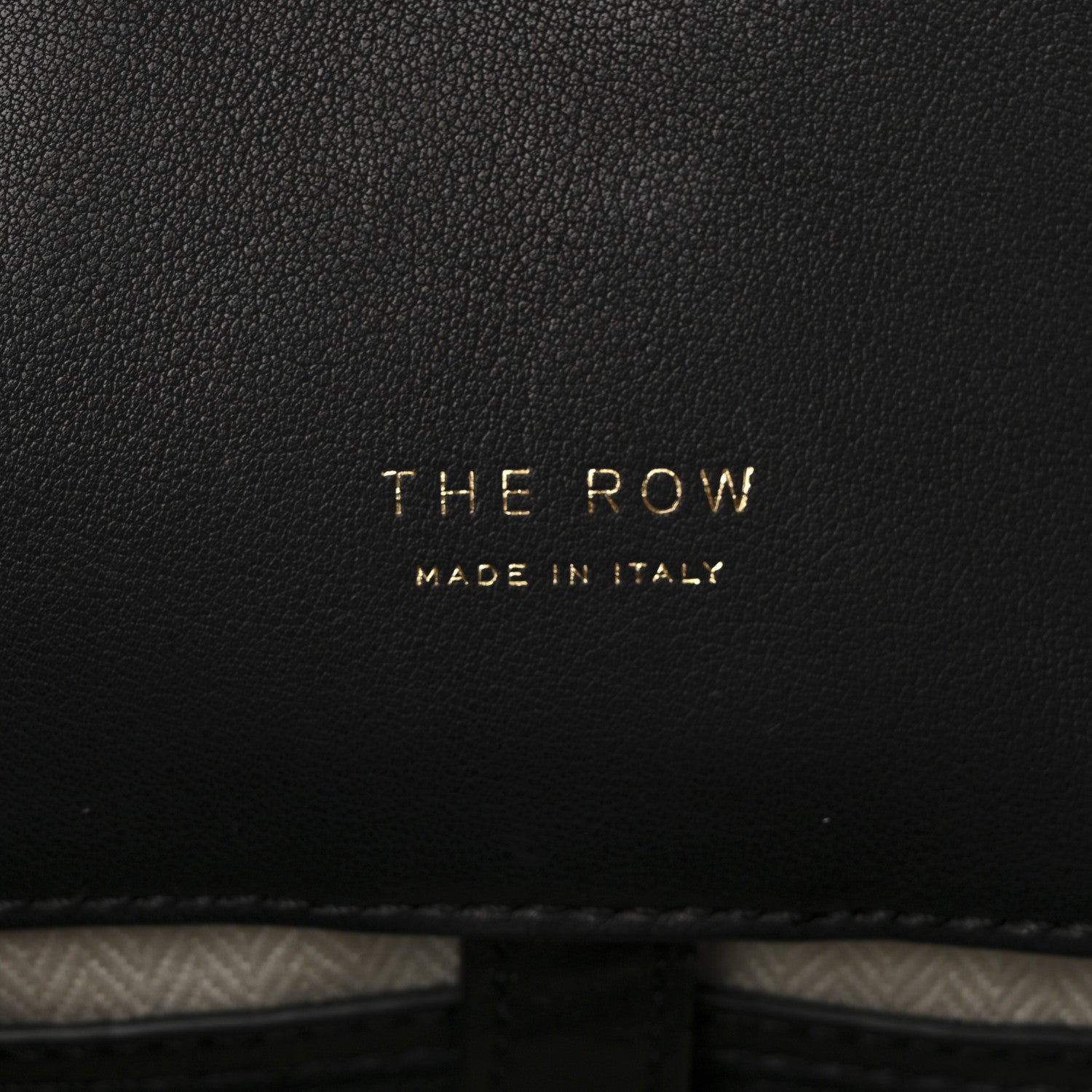 The Row Polished Saddle Calfskin Soft Margaux 17 Black 6 of 9