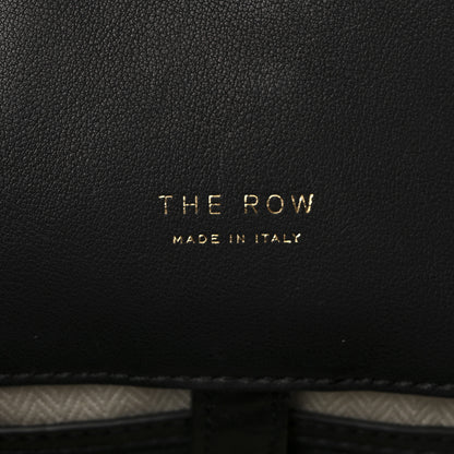 The Row Polished Saddle Calfskin Soft Margaux 17 Black 6 of 9