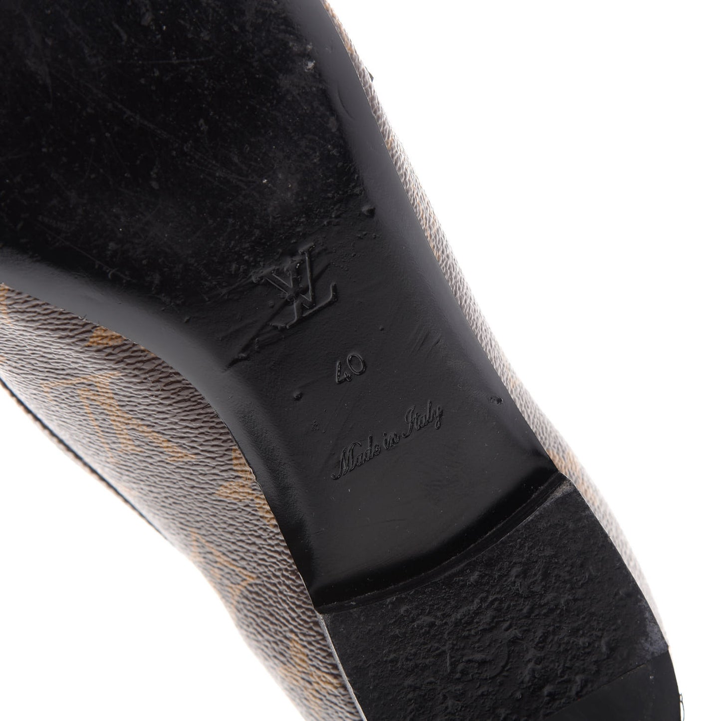 Monogram Upper Case Flat Loafer 40