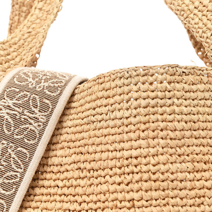 Loewe Raffia Mini Slit Tote Bag Natural Tan 7 of 10