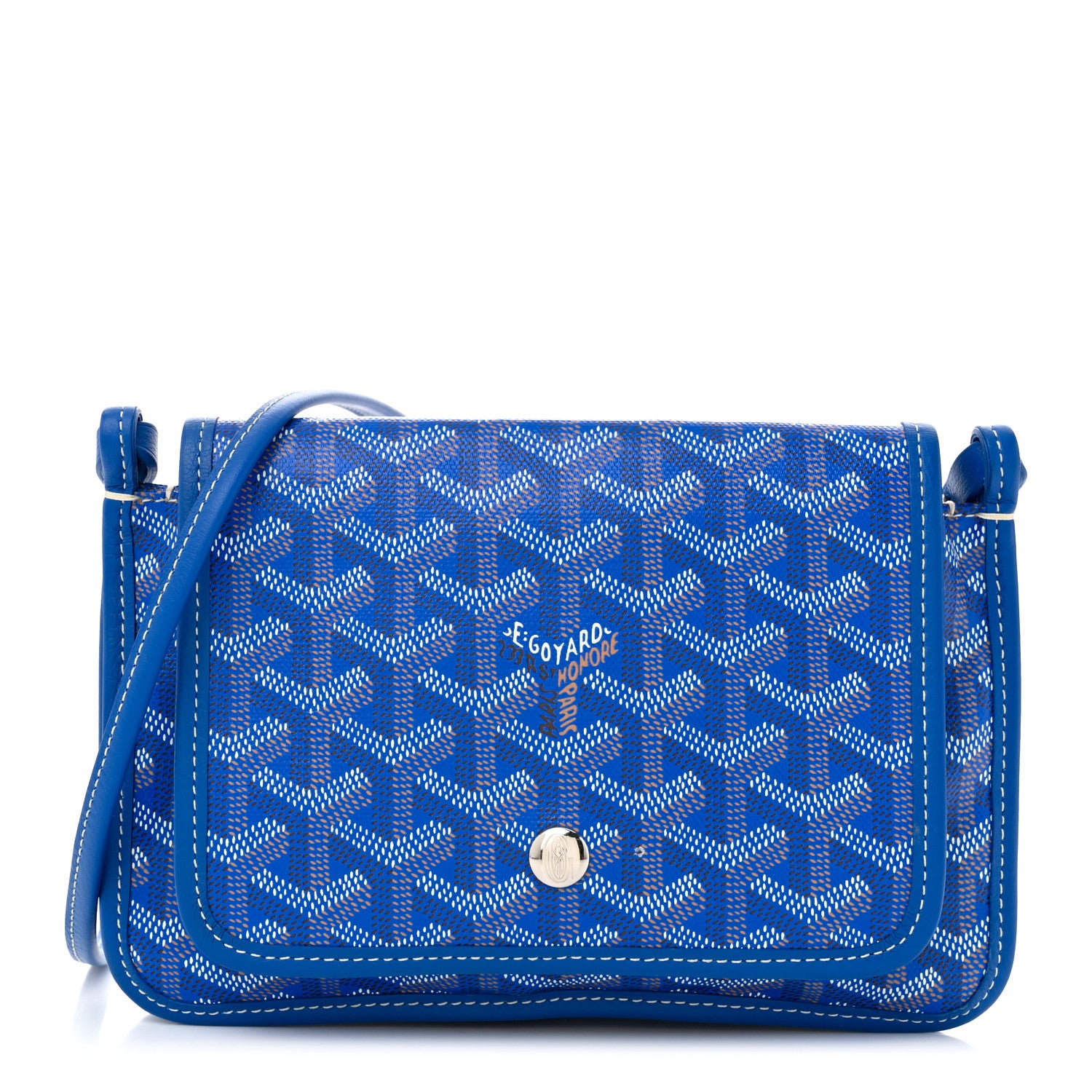 Goyard Goyardine Plumet Wallet Clutch Sky Blue 1 of 10