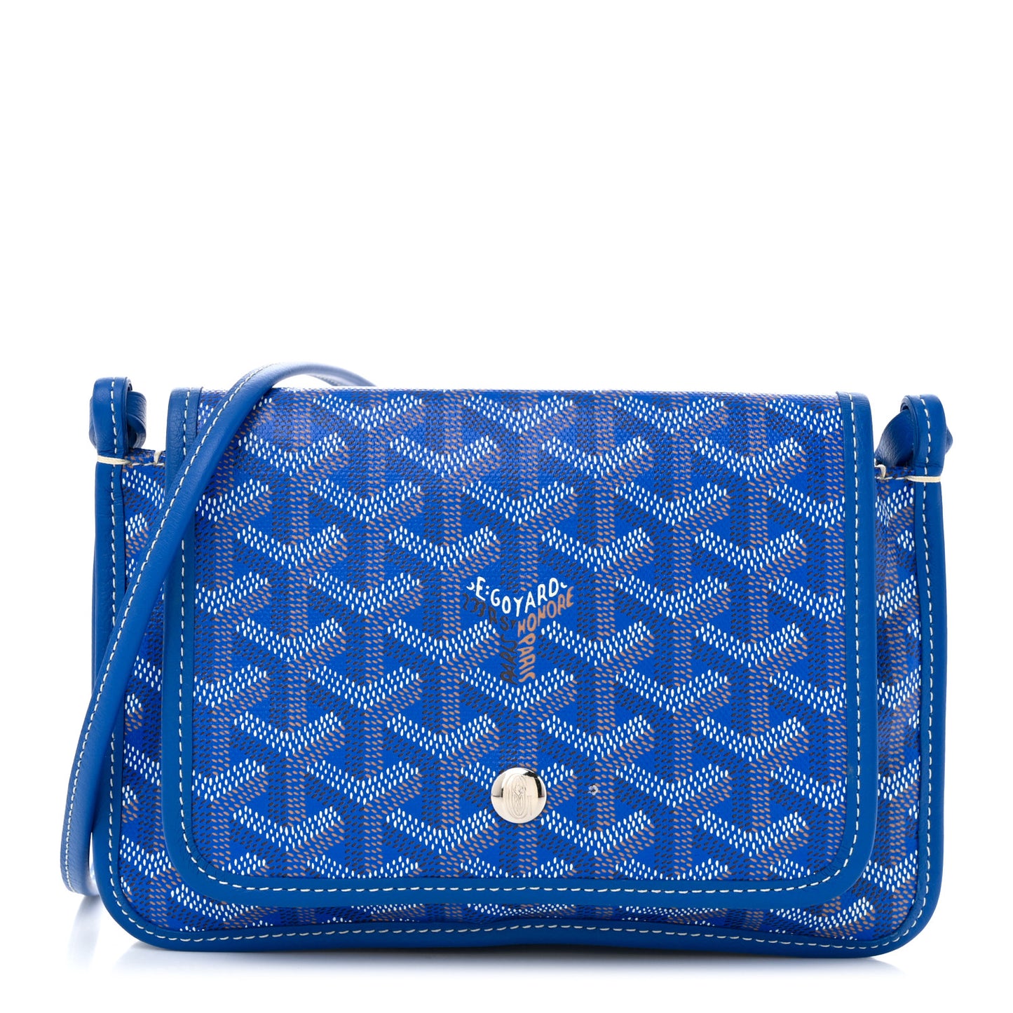 Goyardine Plumet Wallet Clutch Sky Blue