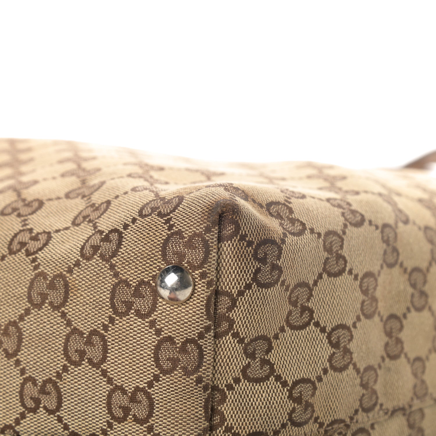 Gucci Monogram Medium Icon Bit Tote Light Brown 10 of 20