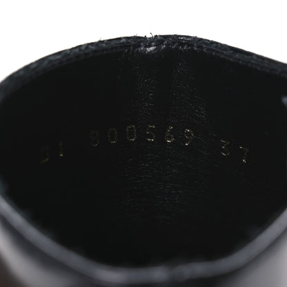 Saint Laurent Vitello Beat 40 Ankle Boots 37 Black 10 of 12