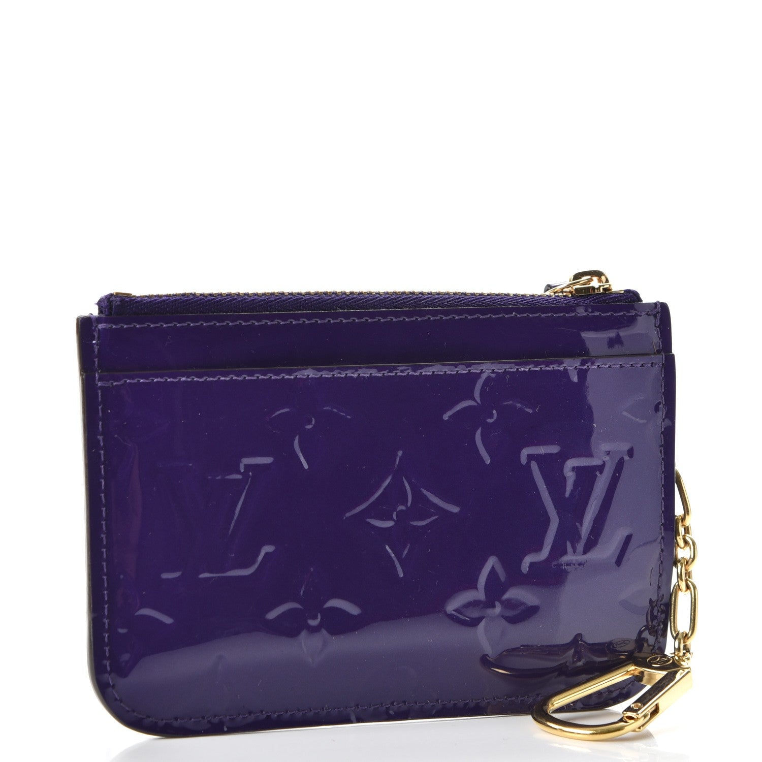 Louis Vuitton Vernis Key Pouch Blueberry 3 of 8