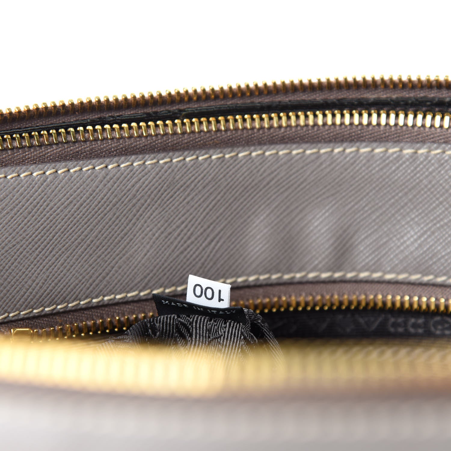 Prada Saffiano Lux Large Double Zip Tote Argilla 10 of 12