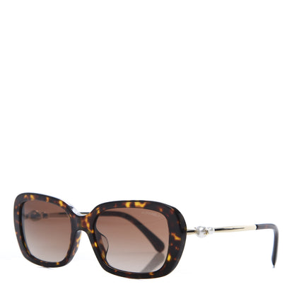 Chanel Pearl Square Sunglasses 5427-H-A Tortoise 1 of 8