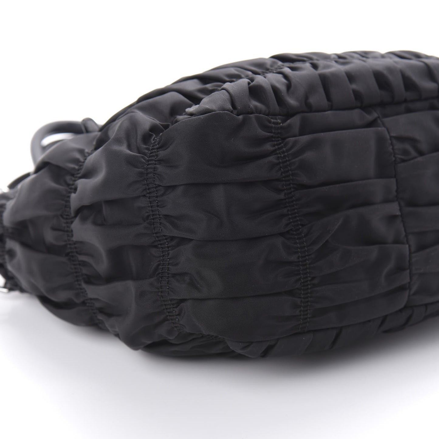 Tessuto Nylon Gaufre Tote Black