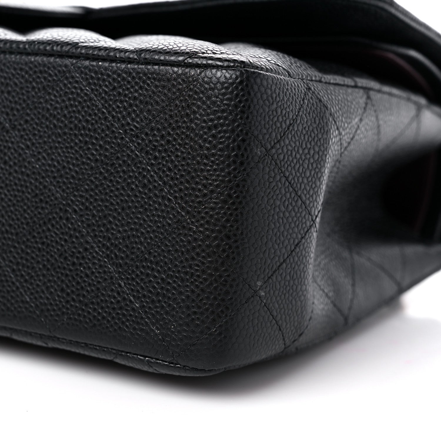 Chanel Caviar Quilted Jumbo Double Flap Black 10 of 14