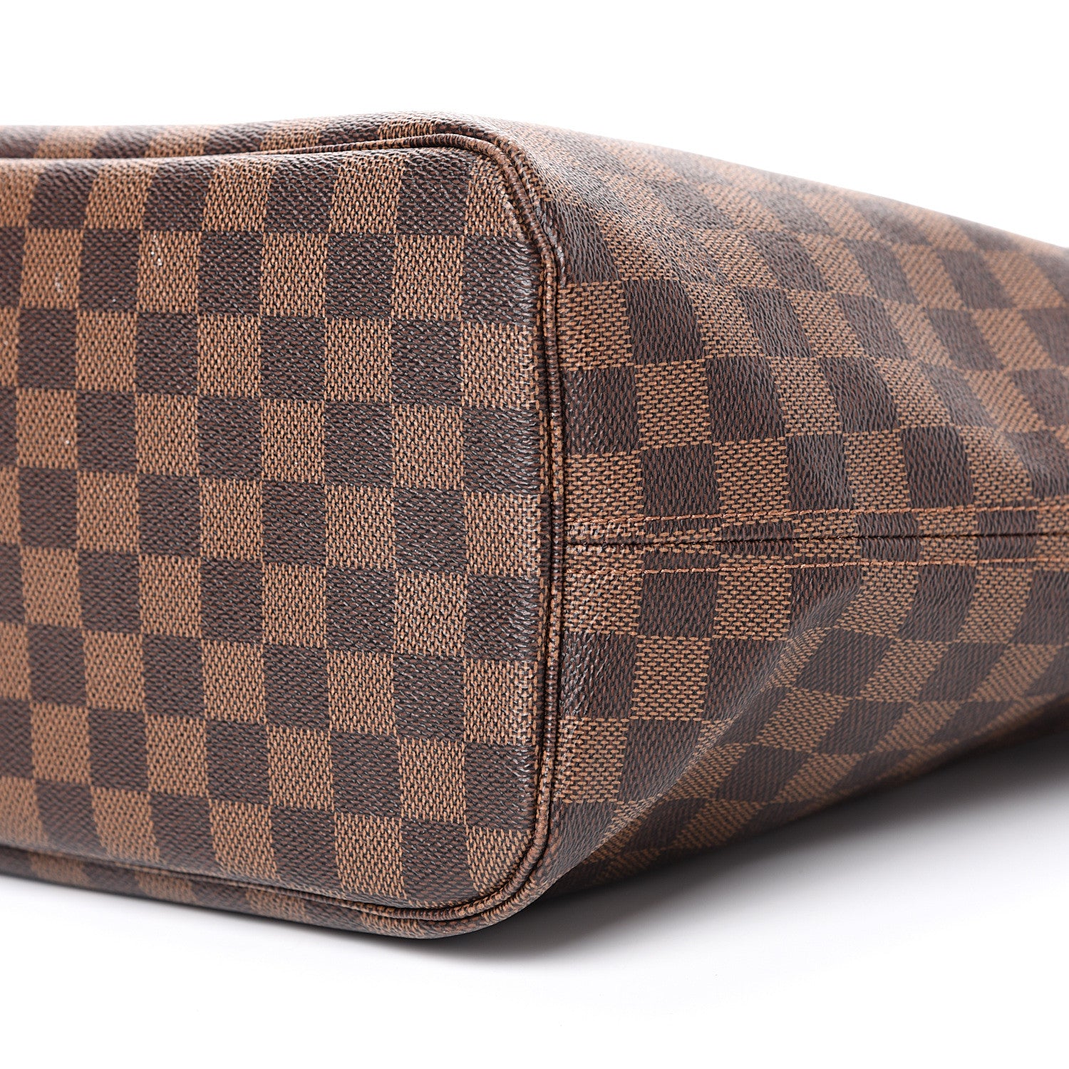 Louis Vuitton Damier Ebene Neo Neverfull MM Rose Ballerine 10 of 11