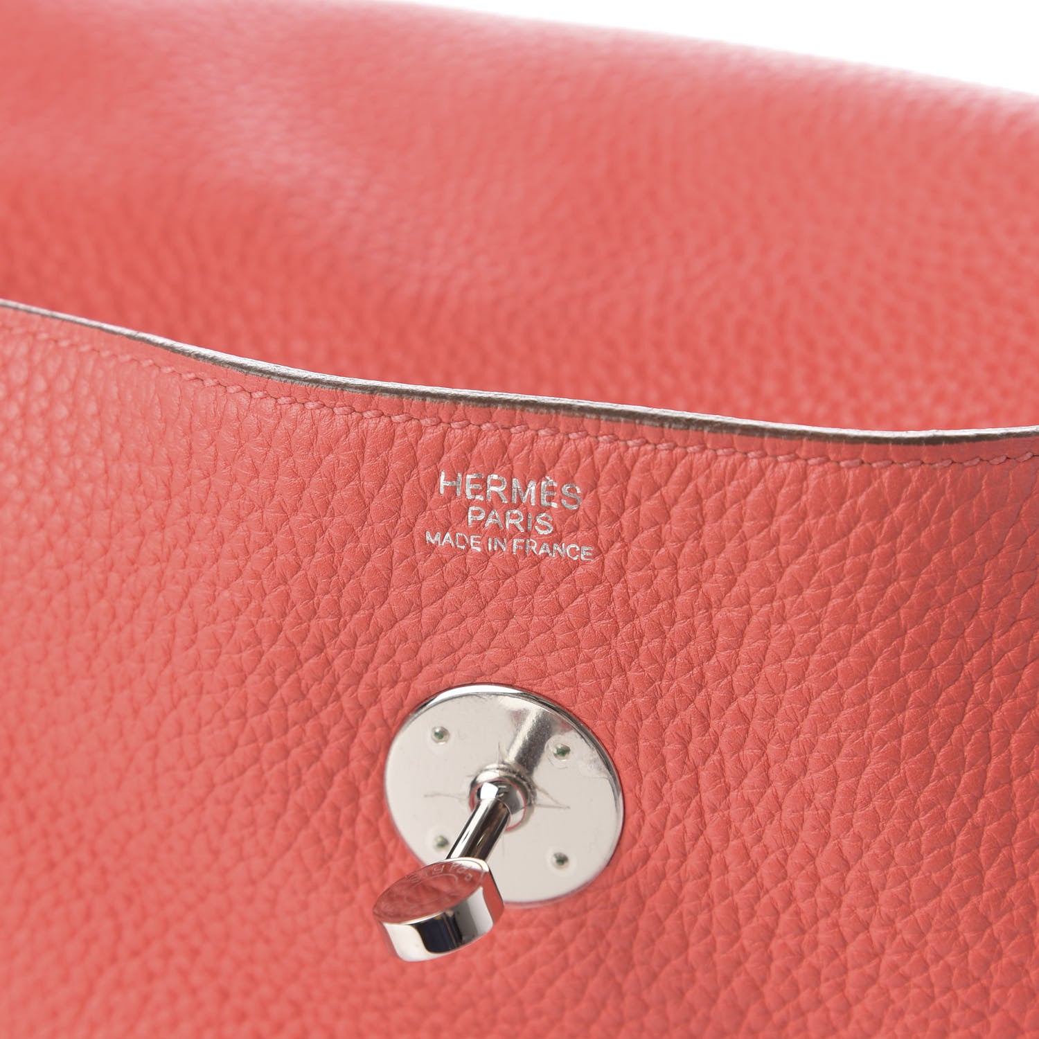 Hermes Taurillon Clemence Lindy 30 Rose Jaipur 9 of 10