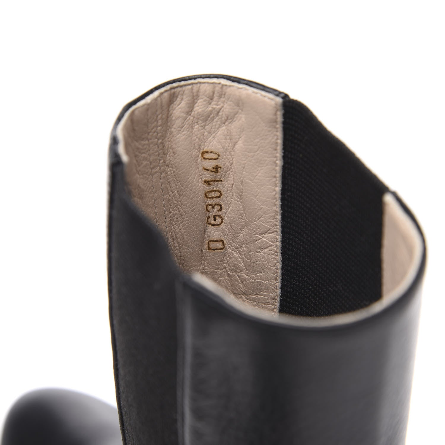 Chanel Calfskin Elastic Short Boots 35.5 Black 7 of 9