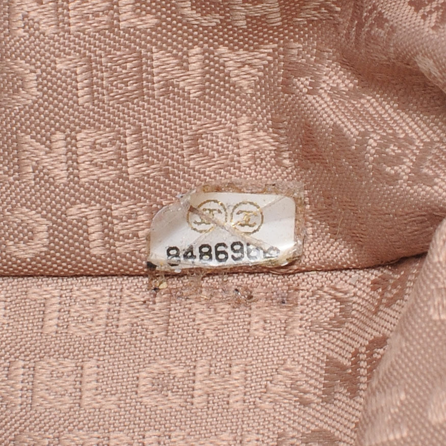 Caviar Square Stitched Tote Beige
