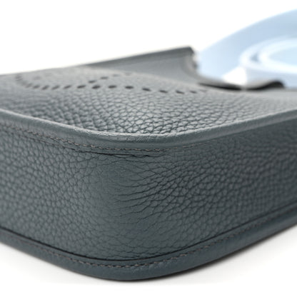 Hermes Taurillon Clemence Amazone Evelyne TPM Bleu Orage Bleu Brume 10 of 10
