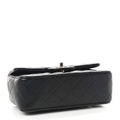 Chanel Caviar Quilted Mini Rectangular Flap Black 4 of 9