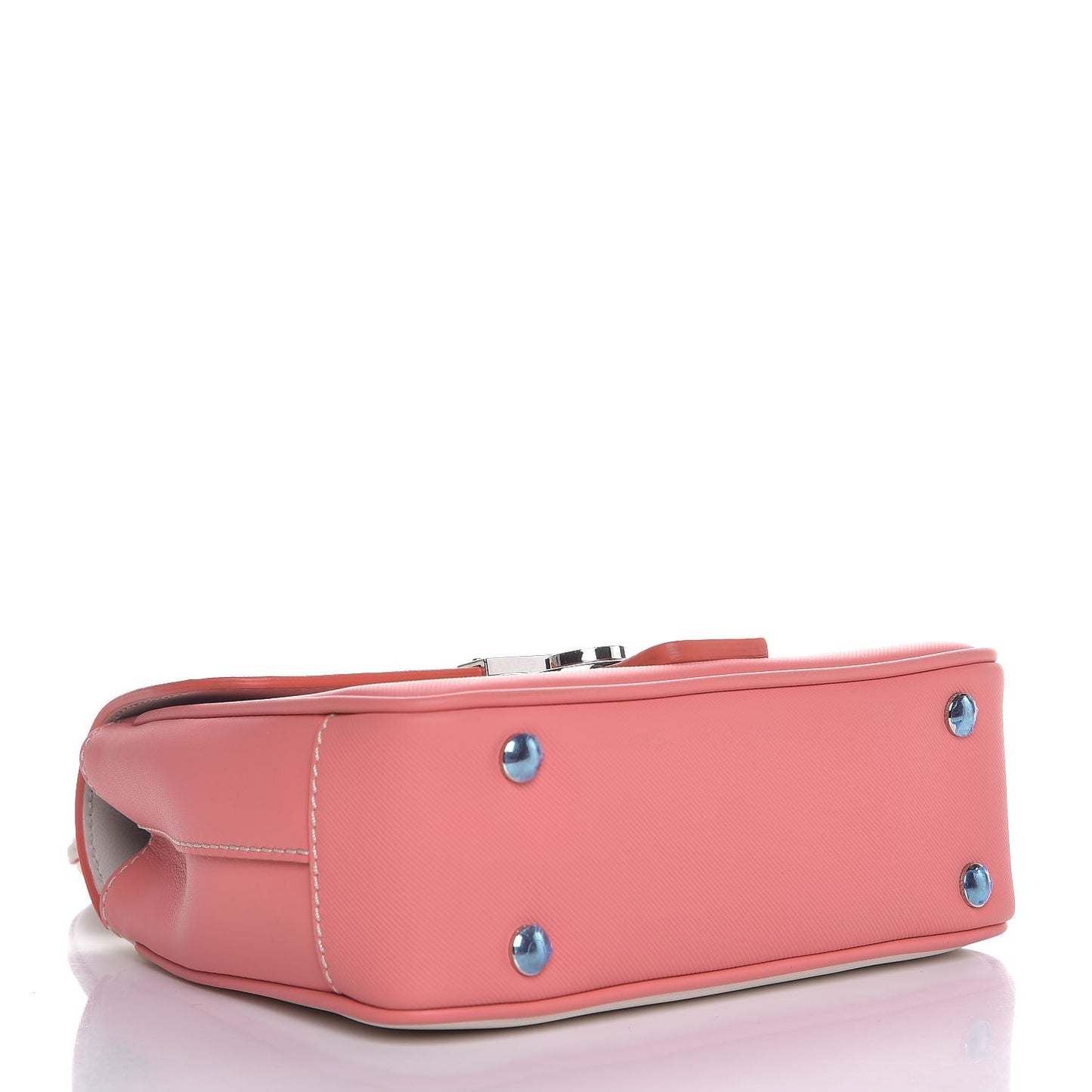 Trench Calfskin Small DK88 Top Handle Bag Sugar Pink Natural